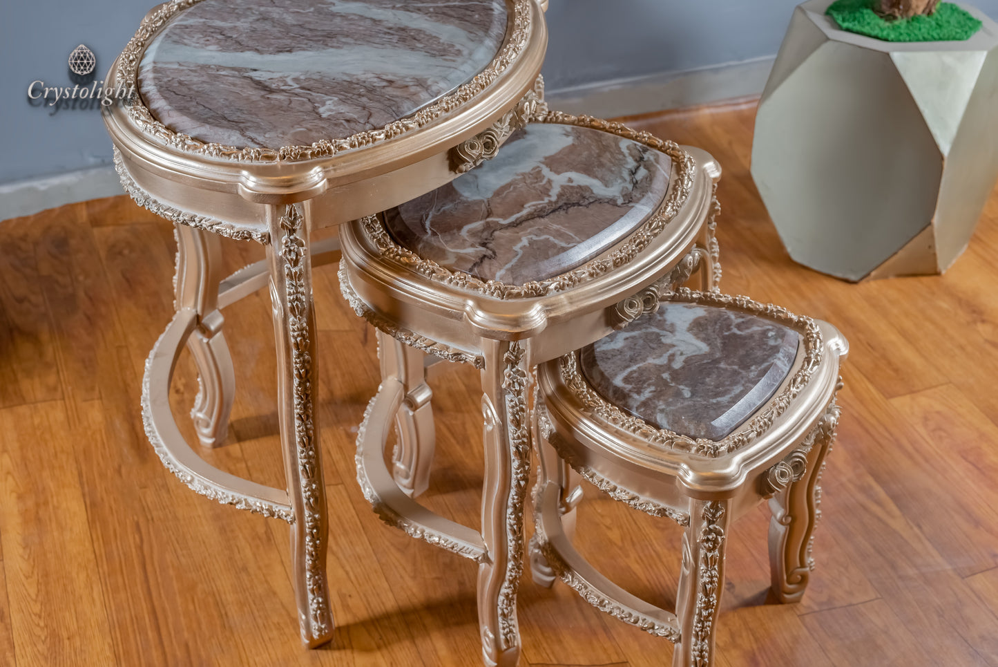 Exclusive 3-Piece Side Table Set