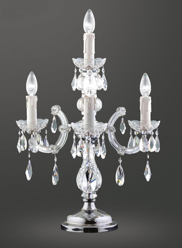 Crystal Table Lamp 300-0370/3+1 NC