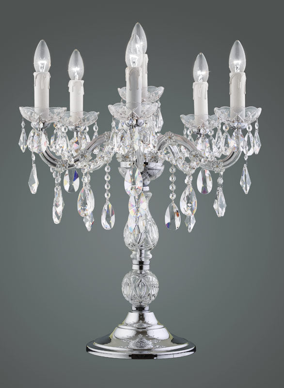Crystal Table Lamp 300-0370/5+1 NC