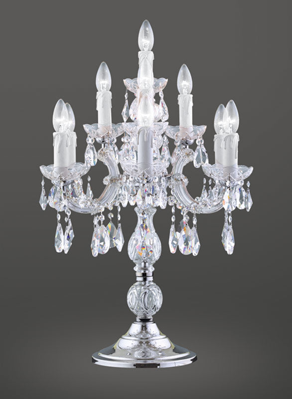 Crystal Table Lamp 300-0370-9+1 NC