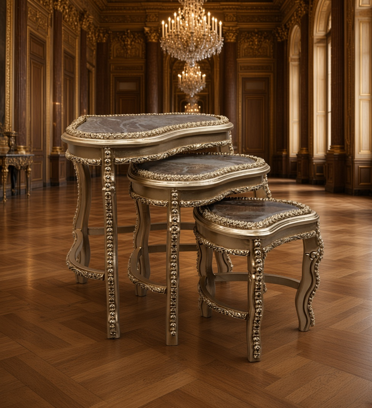 Exclusive 3-Piece Side Table Set