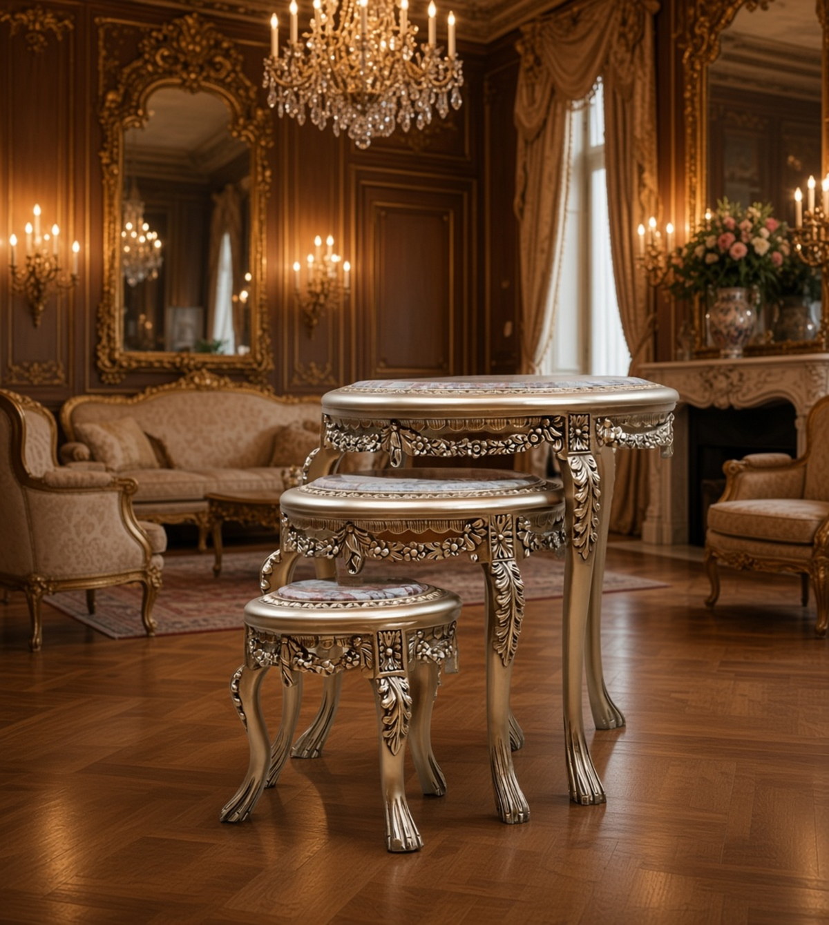 Exclusive 3-Piece Side Table Set