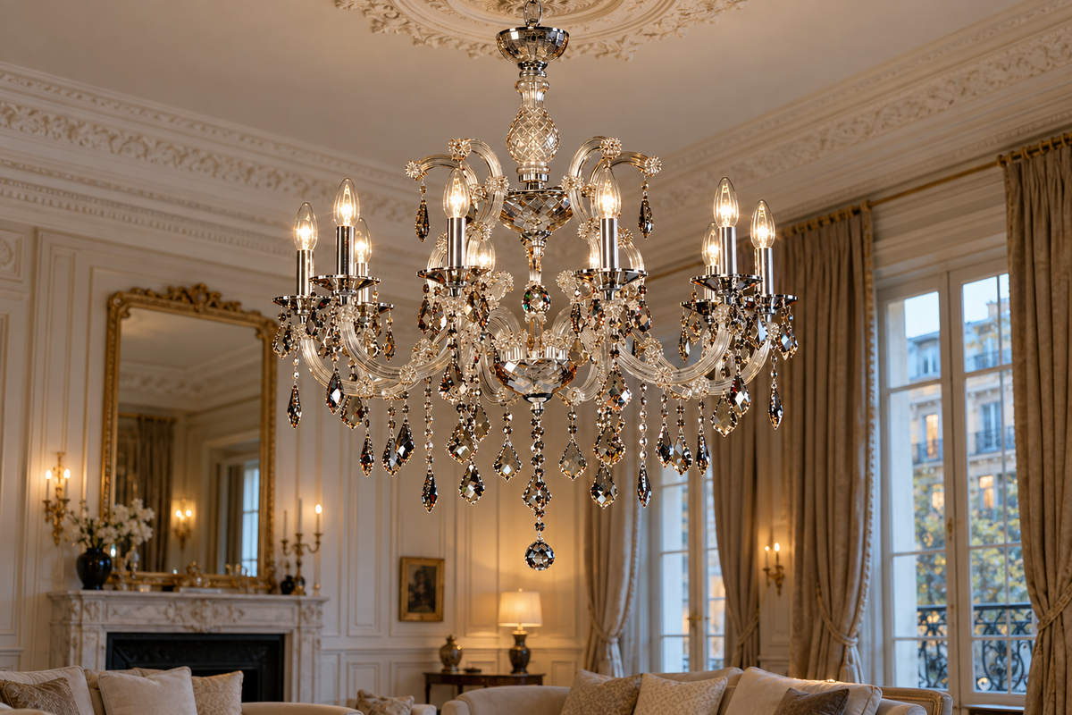 Maria Theresia Modern 10 armen Champagne