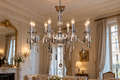 Murano Kroonluchter 8 armen Champagne